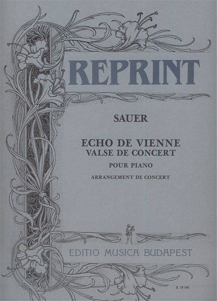 Echo de Vienne. Valse de concert (Version für Ko